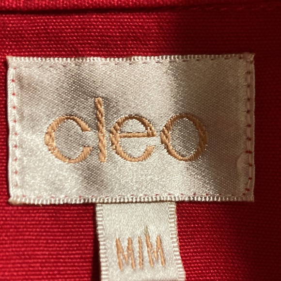 Cleo red jean jacket - Picture 3 of 4